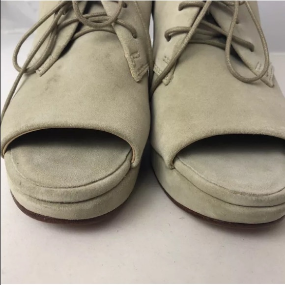 Rag & bone suede PLATFORM LACE UP SHOES - Picture 5 of 8